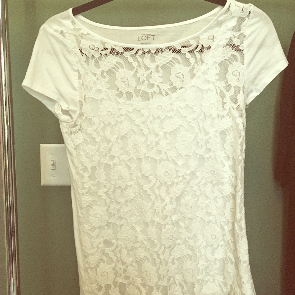 White Floral Shirt